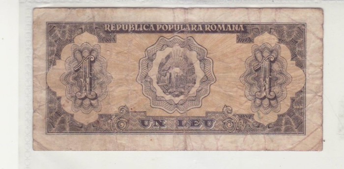 Romania 1952 1ieu 1 cifra n4 399346