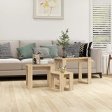 vidaXL Mese suprapuse, 3 buc., stejar sonoma, lemn compozit