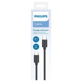 Cablu incarcator /date USB-C - USB-C 1.2m PHILIPS PH-DLC3104C