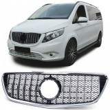 Grila sport fata neagra cromata, potrivita pentru Mercedes Vito W447 14-19 Performance AutoTuning