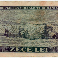 Bancnotă 10 lei NECIRCULATĂ - Republica Socialistă România, 1966