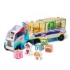 Camion cu remorca, 28 cuburi din lemn cu litere si 3 figurine Paw Patrol, Patrula Catelusilor, Melissa &amp; Doug