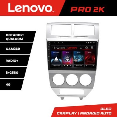 Navigatie Dodge Caliber 2006-2010 Lenovo Kit-caliber-06 8 core QLED 2K 8+256 360 Android Waze USB Navigatie Internet Youtube Radio CarStore Technology foto