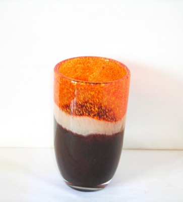 Studio-Art: Vaza cristal suflata manual UNICAT - Espresso - obiect de expozitie foto