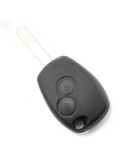 Carcasa cheie cu 2 butoane si suport baterie din inox pentru Dacia/Renault