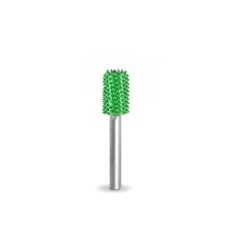 Biax sculptura lemn SABURR - Cap cilindric 6,4 mm fața activă, Granulatie Saburr ASPRA - VERDE