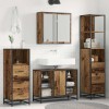 VidaXL Set de mobilier pentru baie 3 pcs Lemn vechi 80 x 33 x 60 cm 3402420