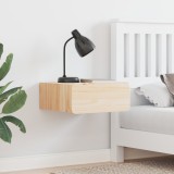 VidaXL Noptieră Montată pe Perete cu sertar Pe perete Maro 39 x 34 x 16.5 cm
