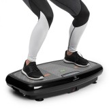 Klarfit Platforma cu vibrații Vib 1000, 5 moduri, durată și intensitate reglabile, culoare neagră