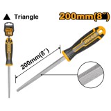 Pila triunghiulara cu maner metal - Ingco HSTF088