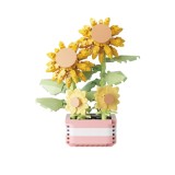 Set Constructie Floarea Soarelui Innovium&trade;, Relaxare Creativa si Mindfulness, Cadoul Perfect pentru Copii si Adulti, 367 Piese