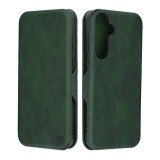 Husa tip carte pentru samsung galaxy a35 5g, techsuit, inchidere magnetica, green