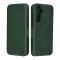 Husa tip carte pentru samsung galaxy a35 5g, techsuit, inchidere magnetica, green