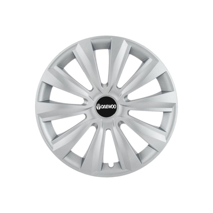 Set 4 capace roti 14 inchi (R14) Delta Gri, Compatibile Cu Daewoo