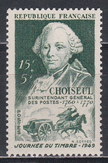 Franta 1949 - Ziua timbrului, MNH