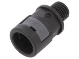 Conectori finali drepţi Filet metric exterior poliamidă 6