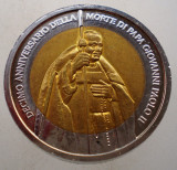 1.240 VATICAN PAPA IOAN PAUL II EUROPA MODEL 2 EURO SPECIMEN bimetal