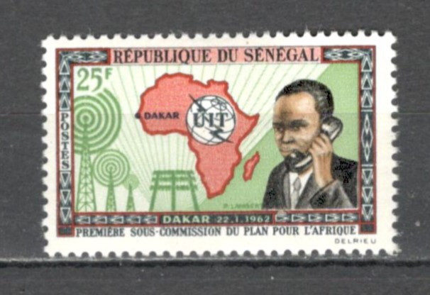 Senegal.1962 Intalnirea Subcomisiei UIT ptr. Africa MS.36