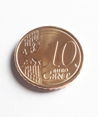 Lituania - 10 Cents / Euro centi - 2021 - UNC (din fisic) foto