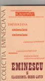 TRAIAN DIACONESCU - EMINESCU SI CLASICISMUL GRECO-LATIN ( EMINESCIANA )
