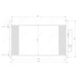 Condensator climatizare, Radiator clima Honda Civic 8 Hatchback (Fn, Fk) Nrf 35763