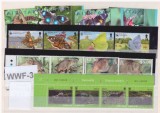 WWF-3-Lot de 4 serii WWF-=Aitutaki,Guernsey,Solomon Island,Estonia,MNH, Nestampilat