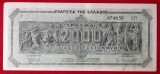 Grecia 2.000.000.000 2000 milioane drachmai 1944 seria 674659 **