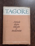 ARTICOLE DESPRE EDUCATIE SI INVATAMANT - TAGORE