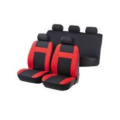 Huse scaun Car Comfort 12buc - Negru/Rosu ManiaMall Cars