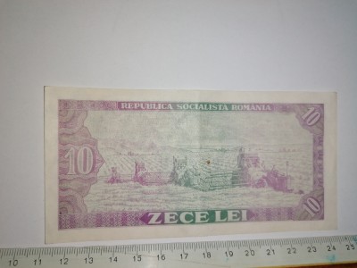 BANCNOTA 10 LEI RSR / 1966 foto