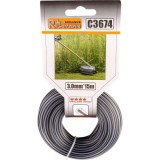 Cumpara ieftin Fir rezerva motocoasa, trimmer cu insertie metalica, DUO, 3&nbsp;mm x 15 m, Richmann Exclusive