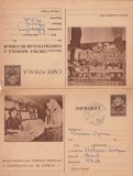 1957 Romania - IMPRIMAT + CARTE POSTALA CONSUMCOOP, intreg postal dublu semiilustrat rarisim, circulat