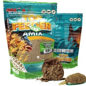 Nada SENZOR Top Method Feeder Amix Editie Limitata Grey, Larve Libelule &amp; Viermusi, 1kg