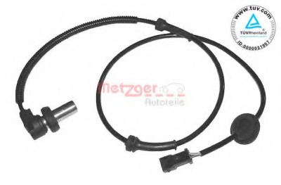 Senzor ABS / turatie roata VW PASSAT Variant (3B5) (1997 - 2001) METZGER 0900095 foto