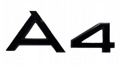 Emblemă A4 Emblemă Logo-ul Audi A4 Negru REAR SPORT foto