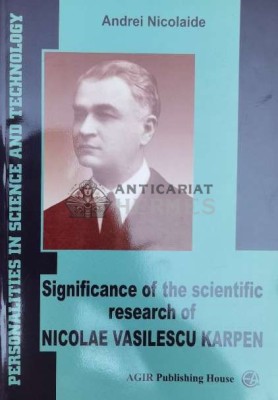 Significance of the Scientific Research of Nicolae Vasilescu Karpen - 2006 - Andrei Nicolaide (@A108) foto