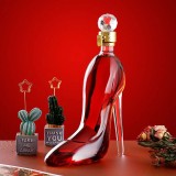 Decantor sticla, forma pantof stiletto, 750 ml, elegant pentru vin si whisky