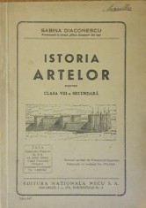 ISTORIA ARTELOR PENTRU CLASA A 8-A SECUNDARA - SABINA DIACONESCU