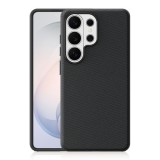 Husa compatibila cu Samsung Galaxy S26 Ultra, MagSafe, Design Woven, Soft Touch, Antisoc, Negru