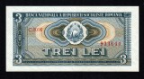 Romania 3 Lei 1966, C.0006 . Aproape necirculata . AUNC