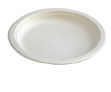 Farfurii plate unica folosinta biodegradabile cf standard EN13432, 17.5 cm, 20 buc. set, OTI