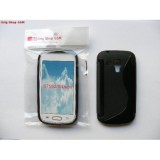 Husa silicon S-line Sam Galaxy Trend S7560 Negru