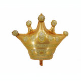 Balon folie model Crown (coroana) 66 x 53 cm auriu