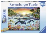Cumpara ieftin Puzzle Paradisul Delfinilor, 200 Piese, Ravensburger