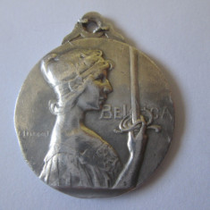 Belgia,medalie argint:Clubul turistic La Hestre 30 ani 1882-1912