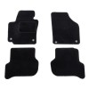 Set covorase auto mocheta Velor VW Golf V Plus (5M), 01.2005-01.2009, negru,