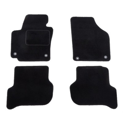 Set covorase auto mocheta Velor VW GOLF V PLUS (5M), 01.2005-01.2009, negru, foto