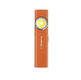 Cumpara ieftin Lanterna EDC Klarus E5, 600 lm, baza magnetica, clips, incarcare USB-C, EDC, dublu LED pentru apropiere si distanta, portocaliu