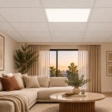 Cumpara ieftin Aproape nou: Panou LED PNI H-Light 6060 48W, 595x595mm, 4800lm, 6400K, de interior,