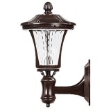 Lumină solară de exterior, montaj pe perete, eMazing, Nuanță alb rece, 417 g, 30 x 18.5 cm